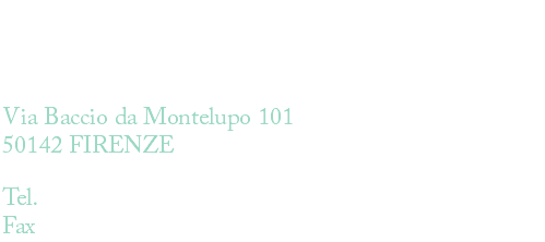 Studio A.I.P. Associazione di Infermieri e Professionisti Sanitari di Vaglini e Associati Via Baccio da Montelupo 101 50142 FIRENZE Sede legale: Tel. 055 689589 Fax 055 6812808